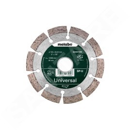 Metabo Accessoires - Meule de tronçonnage diamantée pour matériaux de construction courants 125 x 22,23 mm 624307000
