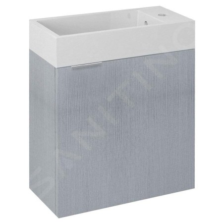 Sapho Latus - Meuble lavabo 495x500x250 mm, chêne argenté LT410-1111