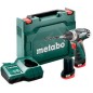 Metabo Outillage - Tournevis de perçage AKU 12V, 2x batterie 2 Ah, chargeur 600984500