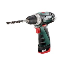 Metabo Outillage - Tournevis de perçage AKU 12V, 2x batterie 2 Ah, chargeur 600984500