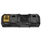 DeWALT Accessoires - Chargeur double 4A, pour batteries 18/54 V DCB132