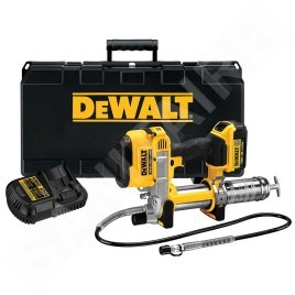 DeWALT Outillage - pompe à graisse sans fil 18V, 1 batterie Li-ion 4.0 Ah, chargeur DCGG571M1