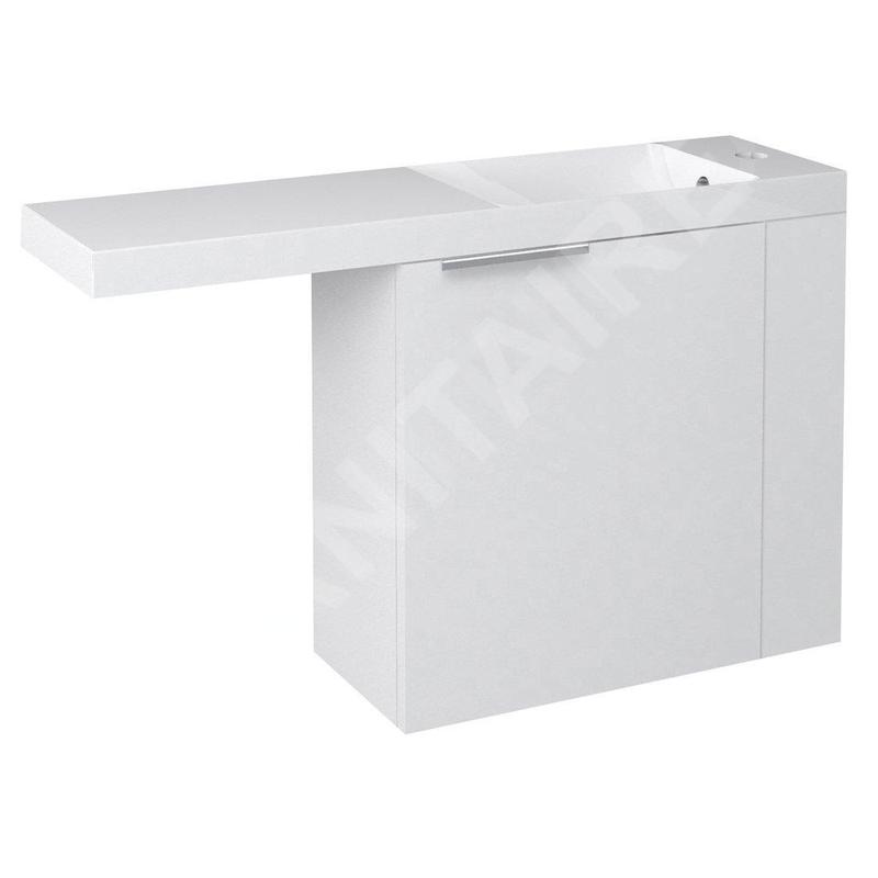 Sapho Latus - Meuble lavabo 500x500x220 mm, droite, blanc LT610-3030 Sapho Latus - Meuble lavabo 500x500x220 mm, droite, blanc LT610-3030