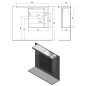 Sapho Latus - Meuble lavabo 500x500x220 mm, droite, blanc LT610-3030 Sapho Latus - Meuble lavabo 500x500x220 mm, droite, blanc LT610-3030