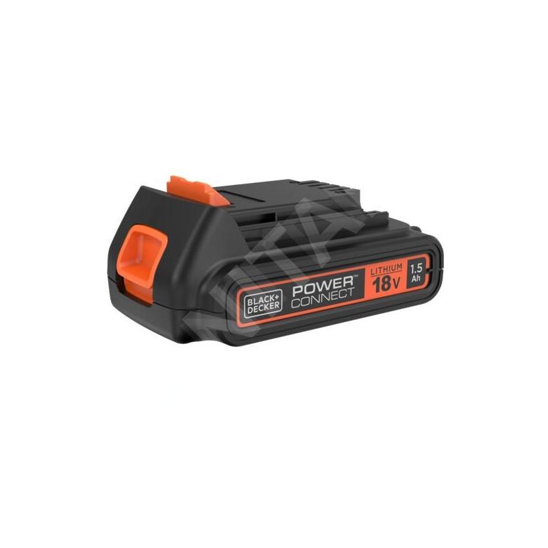 BLACK+DECKER Accessoires - Batterie 18V Li-Ion 1,5 Ah BL1518-XJ