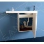 Sapho Latus - Meuble lavabo 500x500x220 mm, droite, blanc LT610-3030 Sapho Latus - Meuble lavabo 500x500x220 mm, droite, blanc LT610-3030