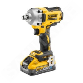 DeWALT Outillage - Boulonneuse à chocs sans fil 18 V, 2 batteries 5,0 Ah, chargeur DCF891H2T