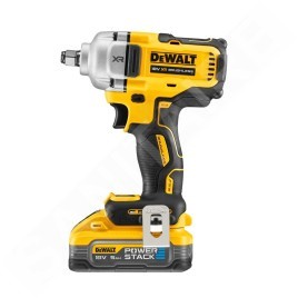 DeWALT Outillage - Boulonneuse à chocs sans fil 18 V, 2 batteries 5,0 Ah, chargeur DCF891H2T