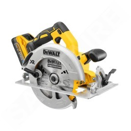 DeWALT Outillage - Scie circulaire sans fil 18 V, 2 batteries 5,0 Ah DCS570H2T