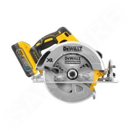 DeWALT Outillage - Scie circulaire sans fil 18 V, 2 batteries 5,0 Ah DCS570H2T