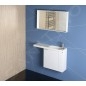 Sapho Latus - Meuble lavabo 500x500x220 mm, droite, blanc LT610-3030 Sapho Latus - Meuble lavabo 500x500x220 mm, droite, blanc LT610-3030