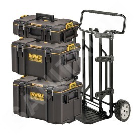 DeWALT Accessoires - Set chariot et 3 coffrets à outils Tough System 2.0 DWST83401-1