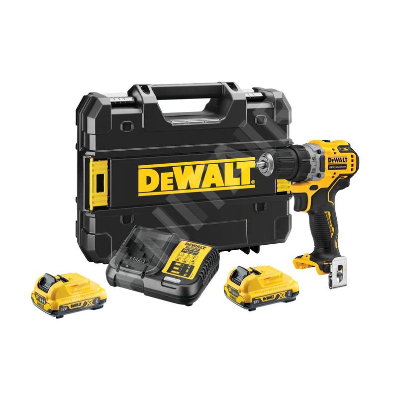 DeWALT Outillage - Perceuse-visseuse batterie 12 V, 2 x batteries XR 2,0 Ah DCD701D2 DeWALT Outillage - Perceuse-visseuse batterie 12 V, 2 x batteries XR 2,0 Ah DCD701D2