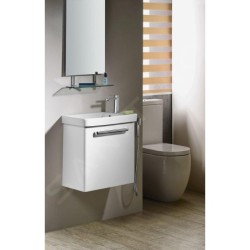 Sapho Latus - Meuble lavabo 510x500x280 mm, blanc LT080-3030