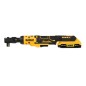 DeWALT Outillage - Clé à cliquet AKU 18V, 1x batterie 2,0 Ah XR , chargeur DCF512D1
