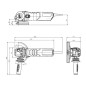 Metabo Outillage - Meuleuse d’angle 150 mm, 1700 W 601074000