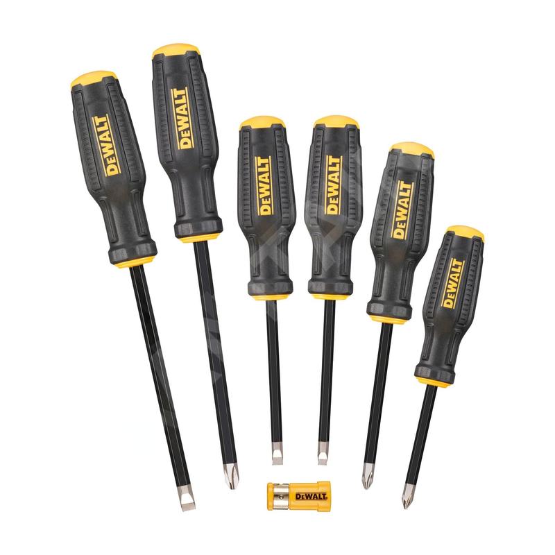 DeWALT Outillage - Set de tournevis FULLFIT - plats et PH (6 pcs) DWHT62056-0