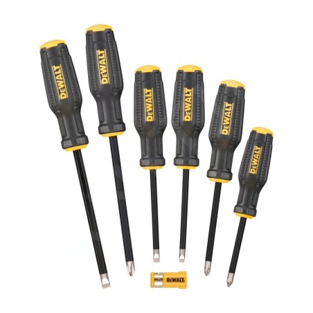 DeWALT Outillage - Set de tournevis FULLFIT - plats et PH (6 pcs) DWHT62056-0