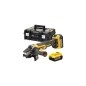 DeWALT Outillage - Meuleuse d'angle 18V, 125 mm, 2 batteries XR 5 Ah DCG405P2