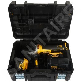 DeWALT Outillage - Meuleuse d'angle 18V, 125 mm, 2 batteries XR 5 Ah DCG405P2