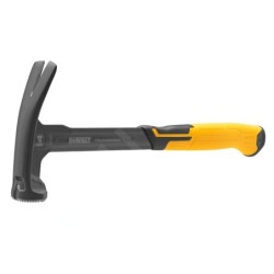 DeWALT Outillage - Marteau de charpentier HIGH VELOCITY 400 g, tête quadrillée DWHT51138-0