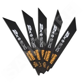 DeWALT Accessoires - Lames de scie sabre pour métaux, 203 mm, 5 pcs DT2408L