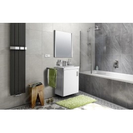 Sapho Theia - Meuble lavabo 510x700x350 mm, version gauche, blanc TH057-3030