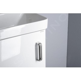 Sapho Theia - Meuble lavabo 510x700x350 mm, version gauche, blanc TH057-3030