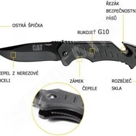 Caterpillar Outils - Couteau de poche pliant CT980012