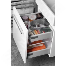 Sapho Naty - Meuble lavabo 565x500x400 mm, 1 tiroir, blanc NA060-3030