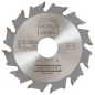 DeWALT Accessoires - Lame pour fraiseuse à lamelles, 105x22 mm, 12 dents DT1306