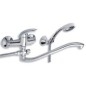 Novaservis Metalia 55 - Robinetterie de baignoire murale complète, chrome 55032,0 Novaservis Metalia 55 - Robinetterie de baignoire murale complète, chrome 55032,0