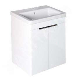 Sapho Ella - Meuble-vasque 565x650x430 mm,2 portes, blanc EL065-3030