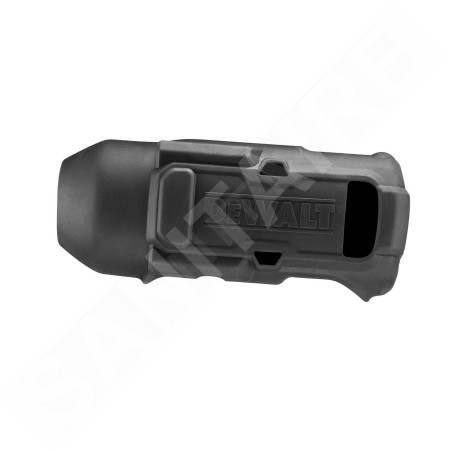 DeWALT Accessoires - Housse de protection en caoutchouc pour clé à chocs, noire PB900.899