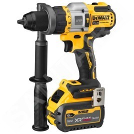 DeWALT Outillage - Perceuse à percussion AKU 18V, 1x batterie 9,0 Ah FLEXVOLT, chargeur DCD999X1