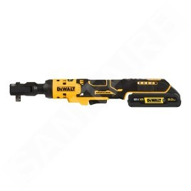 DeWALT Outillage - Clé à cliquet sans fil 18V, 1 batterie Li-Ion XR 2,0 Ah, chargeur DCF513D1G
