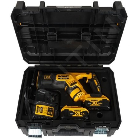 DeWALT Outillage - Scie sabre AKU 18V, 2x batterie 5,0 Ah XR, chargeur DCS367P2