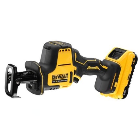 DeWALT Outillage - Scie sabre compacte AKU 18V, 2x batterie 4.0 Ah XR, chargeur DCS369M2