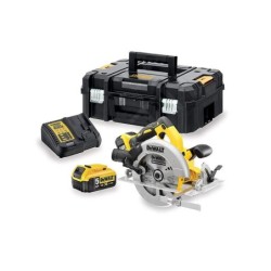 DeWALT Outillage - Scie circulaire AKU 18V, 2x batterie 5.0 Ah XR, chargeur DCS570P2