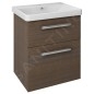 Sapho Theia - Meuble lavabo 564x700x435 mm, 2 tiroirs, pin rustique TH060-1616 Sapho Theia - Meuble lavabo 564x700x435 mm, 2 tiroirs, pin rustique TH060-1616