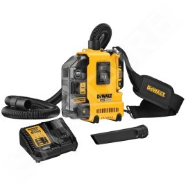 DeWALT Accessoires - Aspirateur sans fil 18V pour marteaux rotatif SDS plus, 1 batterie 2.0 Ah, chargeur DWH161D1