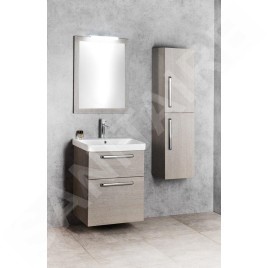Sapho Theia - Meuble lavabo 564x700x435 mm, 2 tiroirs, pin rustique TH060-1616