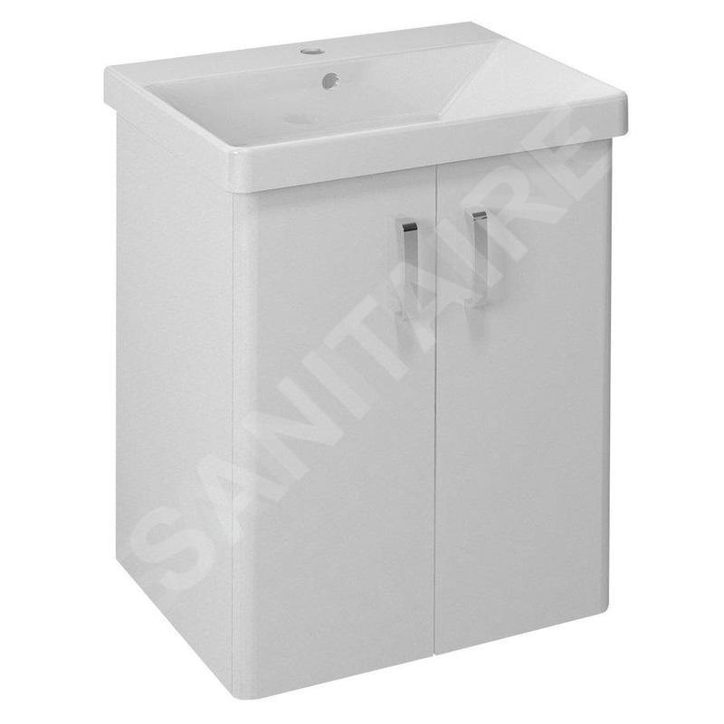 Sapho Theia - Meuble lavabo 565x700x442 mm,2 portes, blanc TH062-3030 Sapho Theia - Meuble lavabo 565x700x442 mm,2 portes, blanc TH062-3030