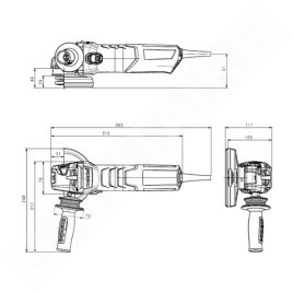 Metabo Outillage - Meuleuse d’angle 125 mm, 1550 W 600468000