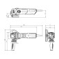 Metabo Outillage - Meuleuse d’angle 125 mm, 1550 W 600468000