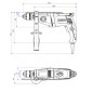 Metabo Outillage - Perceuse à percussion 1010 W 600783500