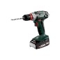 Metabo Outillage - Perceuse-visseuse sans fil 18 V, 2 batteries Li-HD 2,0 Ah Li-Power, chargeur 602217500