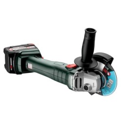Metabo Outillage - Meuleuse d'angle sans fil 18V 125 mm, 2 batteries 4,0 Ah, chargeur 602247510