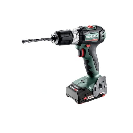Metabo Outillage - Perceuse à percussion sans fil 18V, 2 batteries 2,0 Ah Li-Power, chargeur 602331500