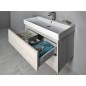 Sapho Nirona - Meuble lavabo 570x515x430 mm, 1 tiroir, blanc NR060-3030 Sapho Nirona - Meuble lavabo 570x515x430 mm, 1 tiroir, blanc NR060-3030